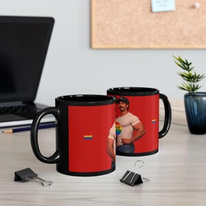 Mug | Gay Twin Captains | Muscular Pride Hunks | Twin Men Design | Gift for Him | Boyfriend Gift | Husband Gift | Gay Gift Idea image 7