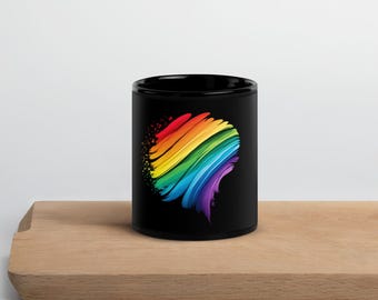 Black Glossy Mug