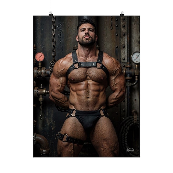 Harness Bound Muscle Duo Print