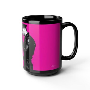 Gay Leather Police Mug | Muscular Men in Leather | Gift for Him | Boyfriend Gift | Gay Leather Couple Gift | Desk Coffee Mug image 14