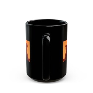 Leather Men Mug | Gay Leather Couple Art | Leather Uniform Gift for Him | Boyfriend Gift | Gay Gift Idea | Masculine Coffee Mug image 12