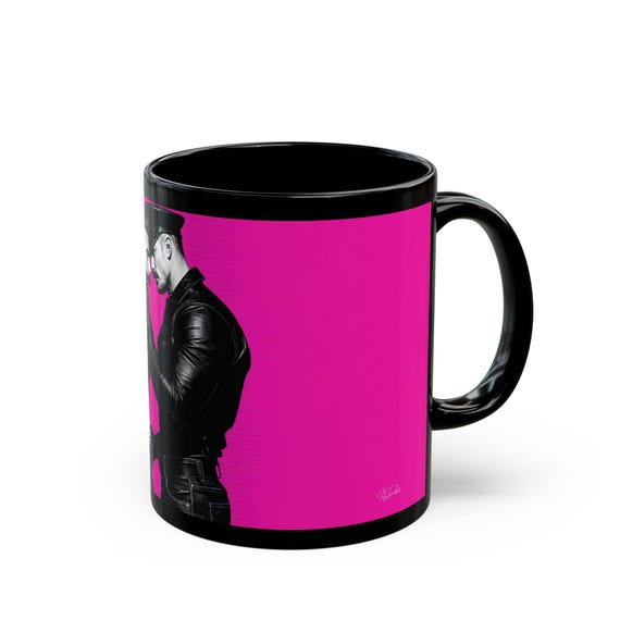 Tasse « Police » gay en cuir — 5