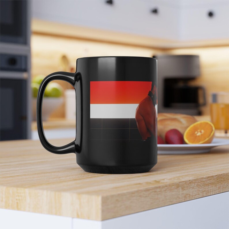 Leather Fetish Mug | Gay Leather Couple | Gift for Him | Boyfriend Gift | Muscle Men Art | Queer Gift Idea | Male Intimacy Mug image 16