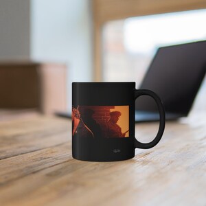 Leather Men Mug | Gay Leather Couple Art | Leather Uniform Gift for Him | Boyfriend Gift | Gay Gift Idea | Masculine Coffee Mug image 8