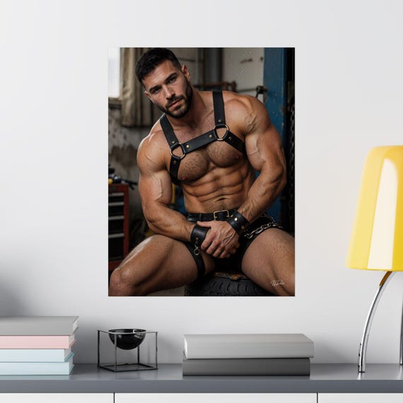 Gay Bondage Art Print — 8