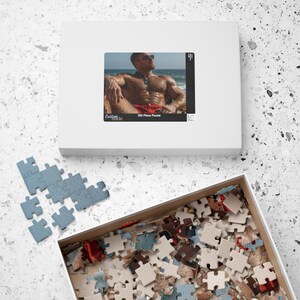 Puzzle | Handsome Muscular Beach Hunk Chest Hair | Jigsaw Puzzle for Adults | Perfect Gift for Couples | 110 or 252 Coins image 8