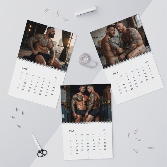 2027 Calendar Inked Men — 5