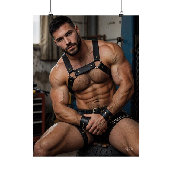 Gay Bondage Art Print
