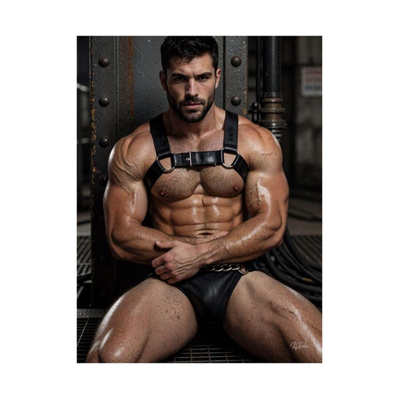 Captive Muscle Figure Print — 2