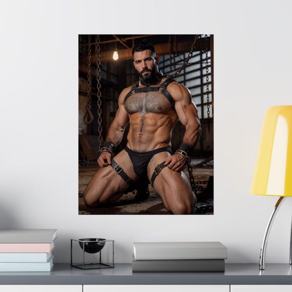 Tethered Muscle Men Print — 8