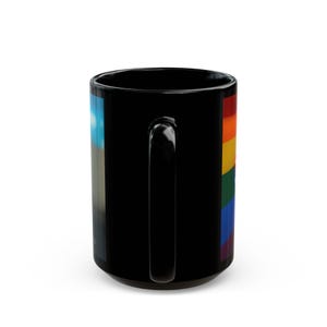 Taza del Orgullo Gay | Pareja de hombres barbudos | Regalo para él | Regalo para novio | Amantes de la bandera arcoíris | Pareja con chaqueta de cuero | Regalo del Orgullo para el esposo imagen 12