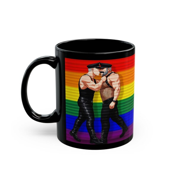 Gay Leather Men Mug — 4