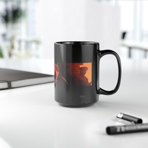 Leather Men Mug | Gay Leather Couple Art | Leather Uniform Gift for Him | Boyfriend Gift | Gay Gift Idea | Masculine Coffee Mug image 17