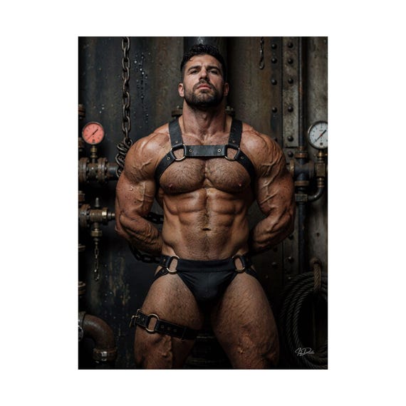 Harness Bound Muscle Duo Print — 2