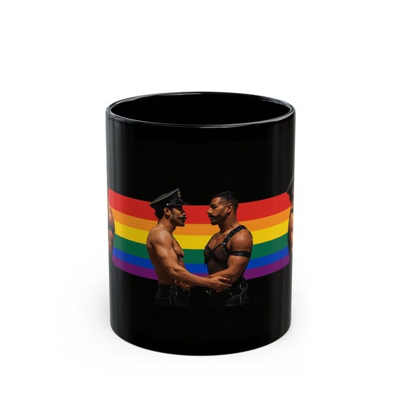 Tasse en cuir gay — 2