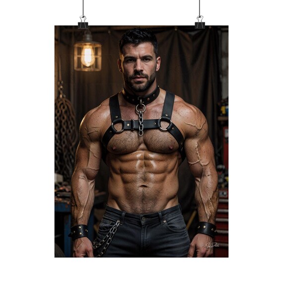 Strapped Athletic Torso Print — 9