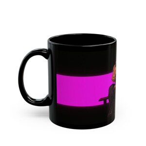 Leather Daddy Mug | Gay Leather Muscle Men | Ceramic Mug Gift | Gift for Him | Boyfriend Gift | Husband Gift | Leather Cop Couple image 3