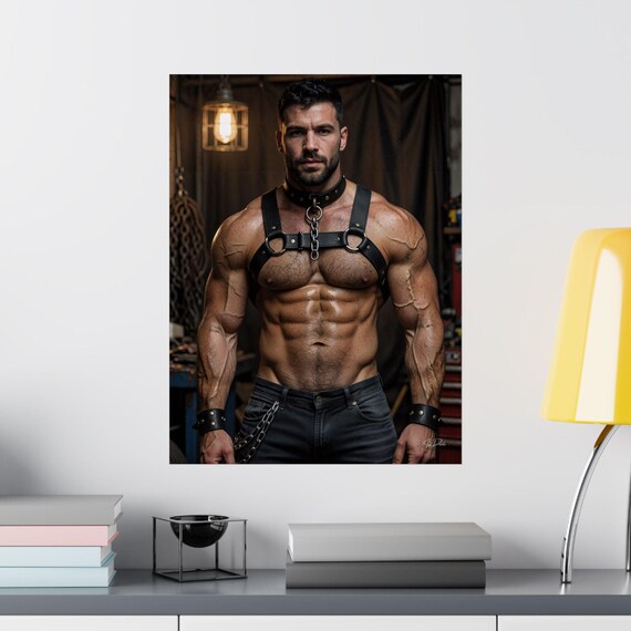 Strapped Athletic Torso Print — 8
