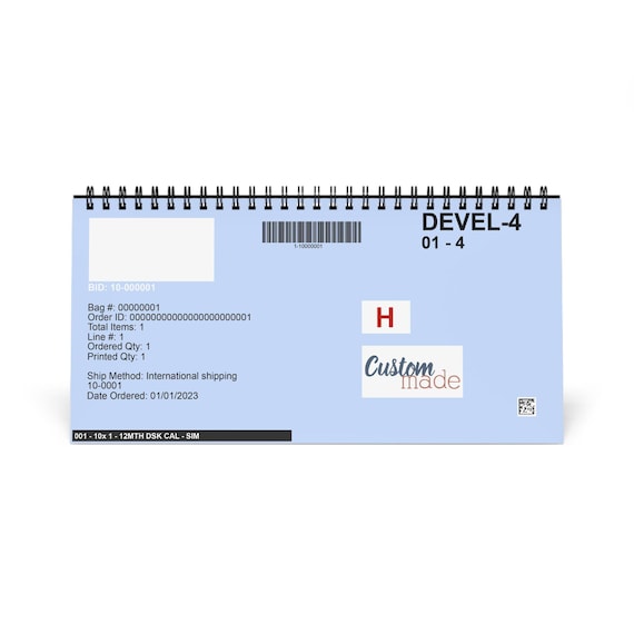 Calendario de mesa 2027: Hombres tatuados — 3