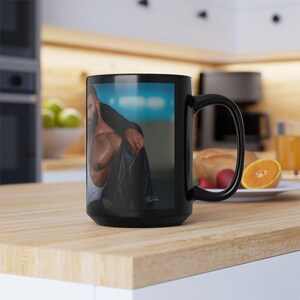 Taza del Orgullo Gay | Pareja de hombres barbudos | Regalo para él | Regalo para novio | Amantes de la bandera arcoíris | Pareja con chaqueta de cuero | Regalo del Orgullo para el esposo imagen 15