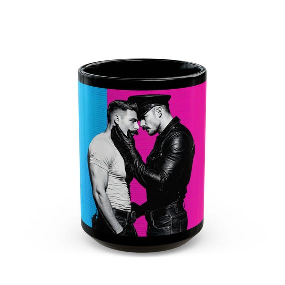 Tasse « Police » gay en cuir — 9