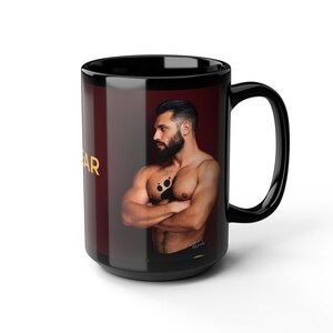 Gay Bear Mug | Muscular Bearded Bear Men | Gift for Him | Boyfriend Gift | Bear Pride Coffee Mug | Sexy Gay Bear Gift Idea image 1