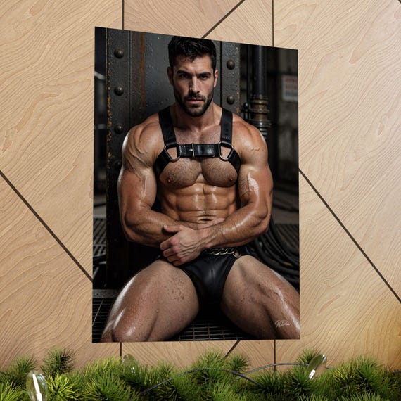 Captive Muscle Figure Print — 5