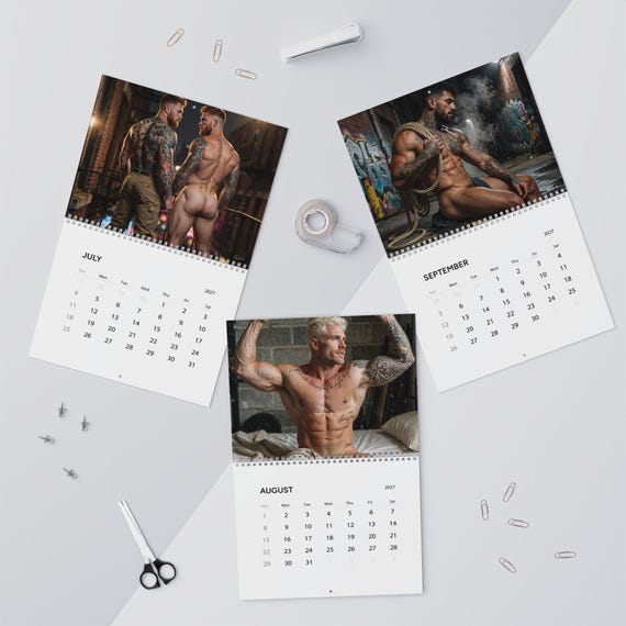 2027 Calendar Inked Men — 6