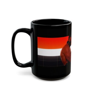 Leather Fetish Mug | Gay Leather Couple | Gift for Him | Boyfriend Gift | Muscle Men Art | Queer Gift Idea | Male Intimacy Mug image 11