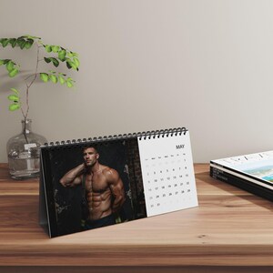 2027 Calendar Firefighters | Sexy Firemen Art Calendar | Gay Firefighter Calendar | Male Heroes Calendar 2027 | Desk Calendar Gift image 8