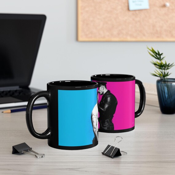 Tasse « Police » gay en cuir — 7