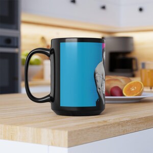 Gay Leather Police Mug | Muscular Men in Leather | Gift for Him | Boyfriend Gift | Gay Leather Couple Gift | Desk Coffee Mug image 16