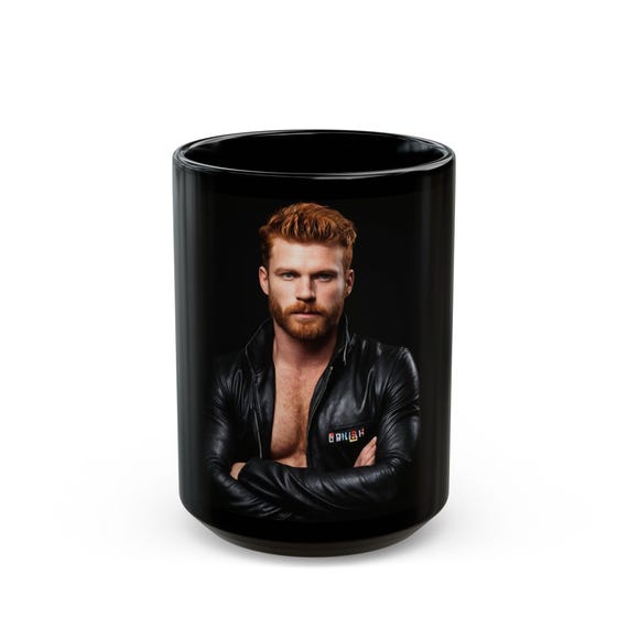 Mug Redhead Guy in Leather — 9