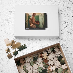 Sensual Football Player Puzzle | Locker Room Jigsaw Scene | Romantic Gift for Couples | Gay Gift for Him | 110 or 252 Coins image 8