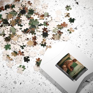Sensual Football Player Puzzle | Locker Room Jigsaw Scene | Romantic Gift for Couples | Gay Gift for Him | 110 or 252 Coins image 4