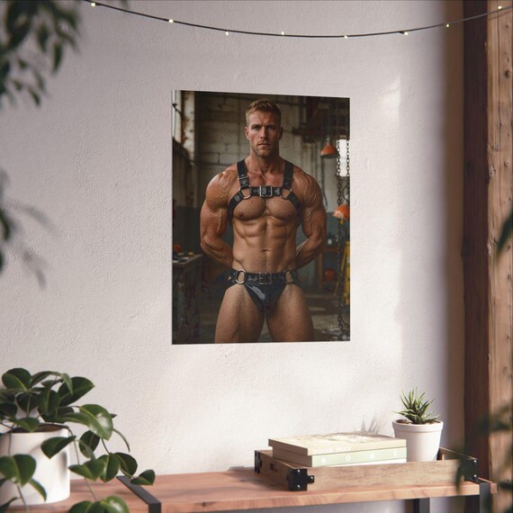 Restrained Male Figure Print — 6
