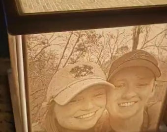 Lithophane Box Lamp