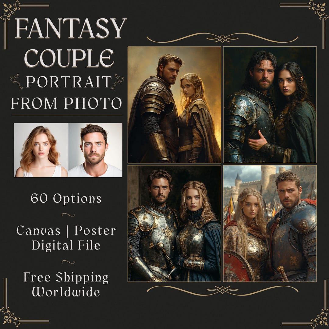 Custom Fantasy Portrait from Photo, K...