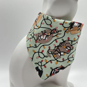 TANGLED CHRISTMAS KITTIES Cat Bandana With Breakaway Collar