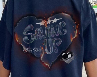 Saving Up x Dom Dolla Comfort Colors T-shirt, House Music Merch for DJ Fans, Electronic Music Festival Outfit, Rave Oversized Graphic Tee