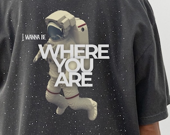 John Gipfel x Where You Are Comfort Farben Shirt House Musik T-Shirt Rave Techno Festival Konzert Oversized Merch Electronic Dance EDM T-Shirt