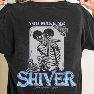 Shiver x John Summit - Comfort Colors T-Shirt Graphic Tee House Music Fans Merch Apparel EDM Festival Club Concert Top Electronic Rave Shirt