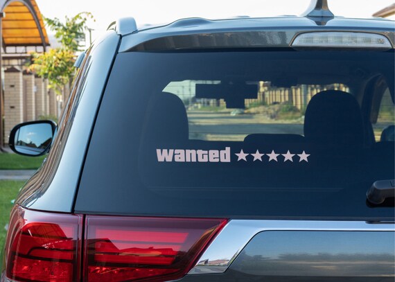 Wanted Five Stars Car Windshield LED Light Sticker Led Panel Light