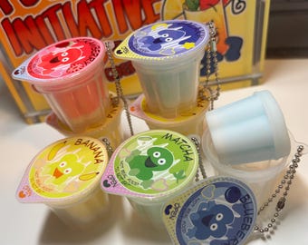 BFDI BFB Four & X Pudding Keychain Toys - object show