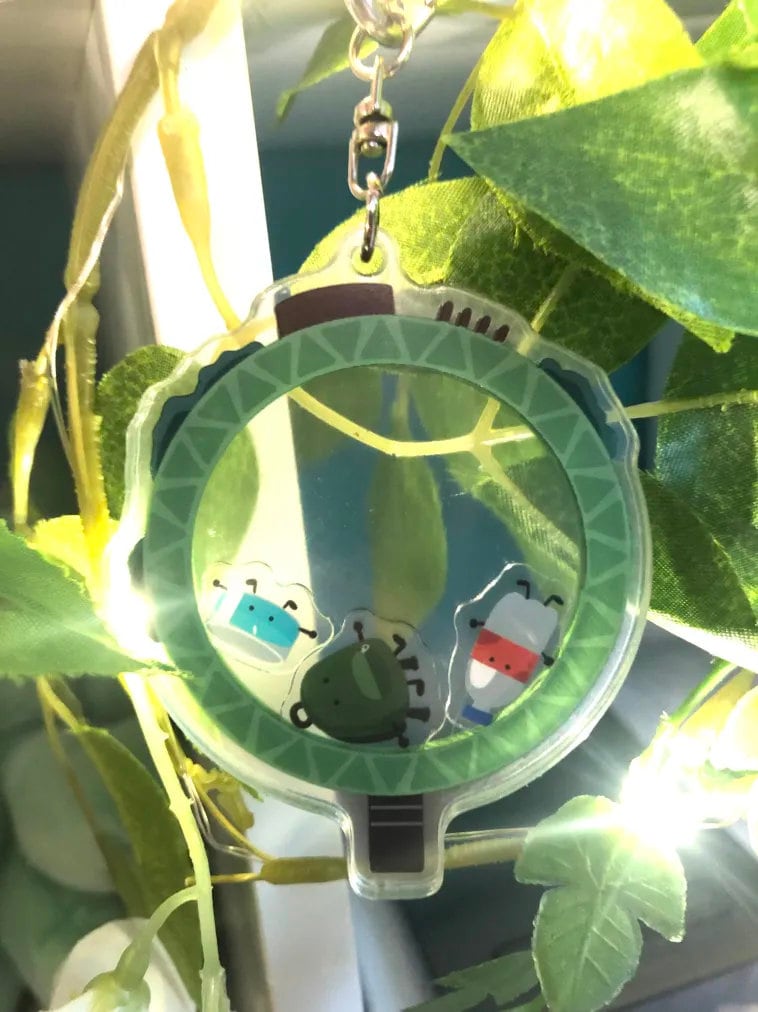HFJONE ONE Shaker Acrylic Keychain - object show