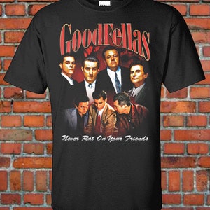 GoodFellas 90s Style Bootleg Vintage Rap Tee Movies Mob Mafia Classic T-Shirt Tee Shirt