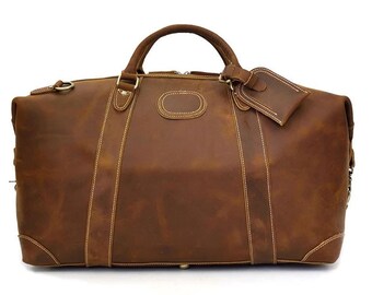 Leather Duffle Bag