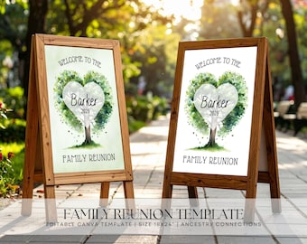 Family Reunion Yard Sign Welcome Entrance Sign for Family Reunion