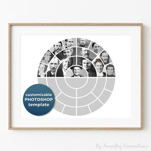 4 generation photo family tree template | Ancestry Connections