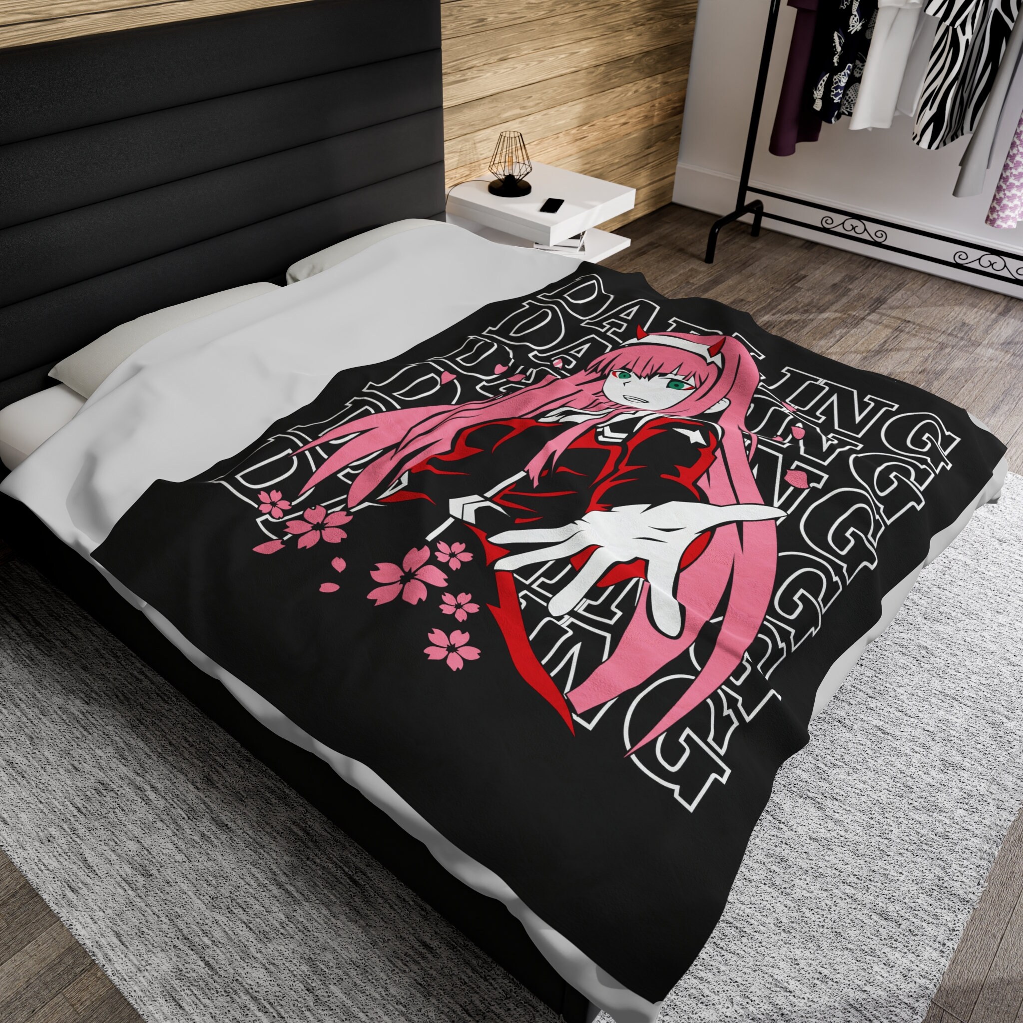  FUNKY STORE Darling in The Franxx Waifu Plush Doll Toy Pillow  Cushion One pcs (Zero Two) 38x40 cm : Toys & Games